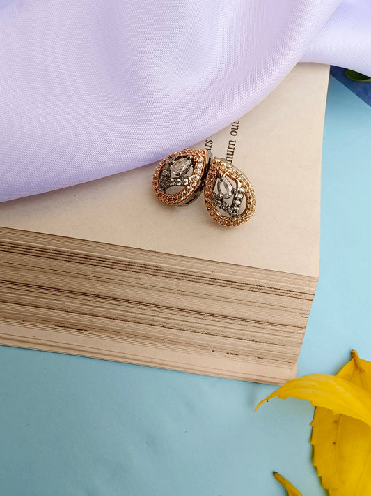 Royal Black Zirconia Studs