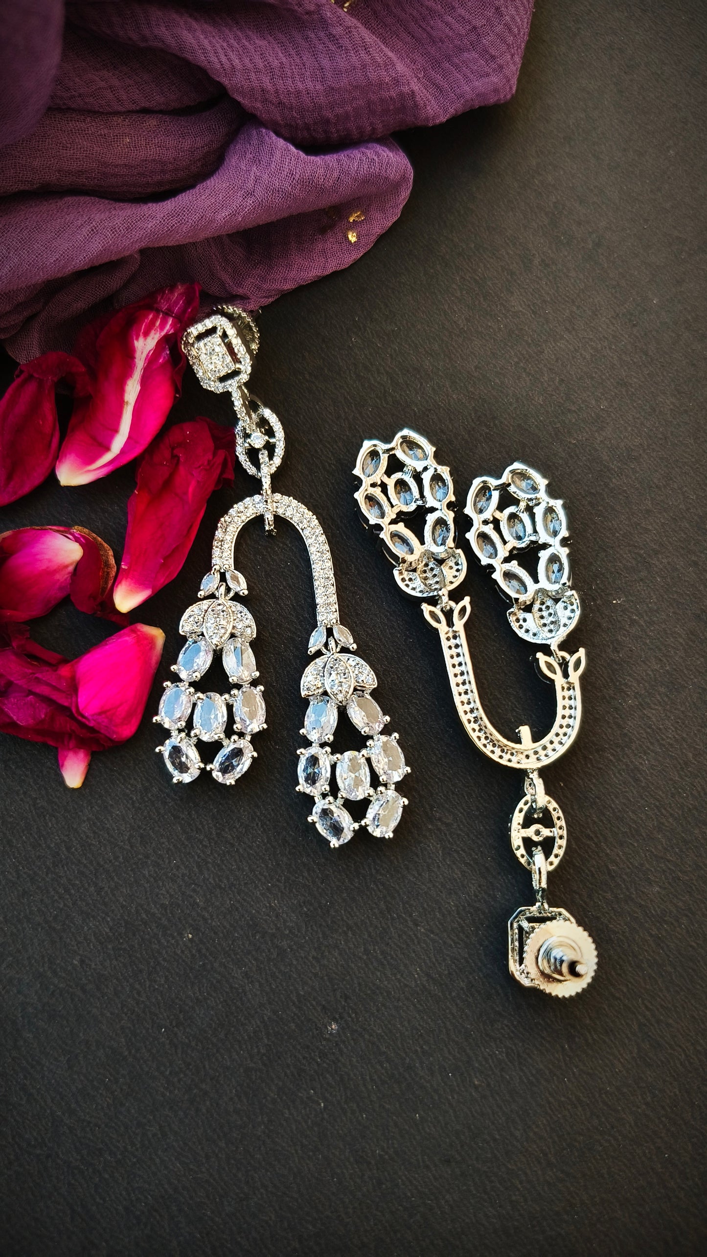Silver Seela Zirconia Dangler