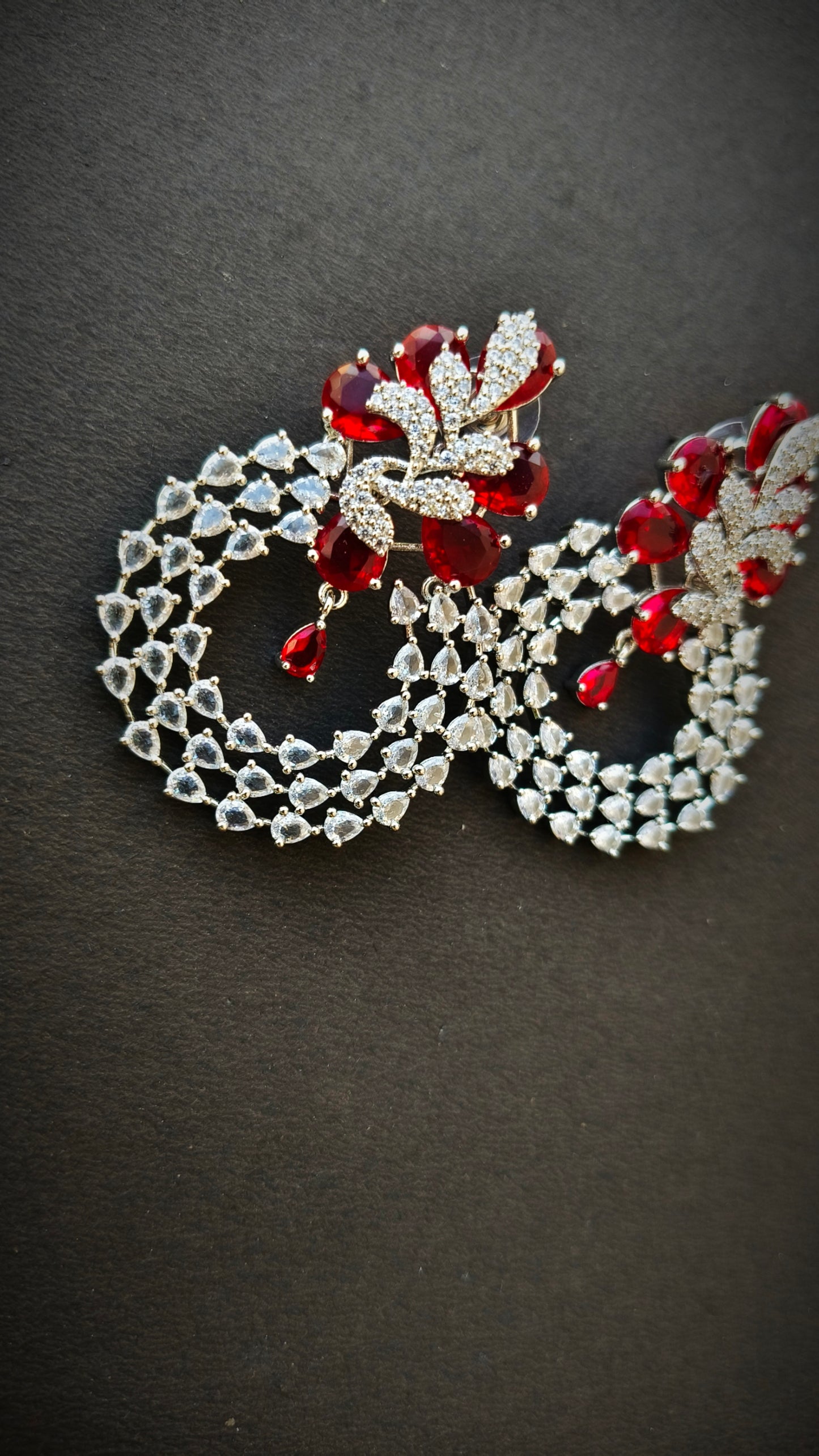Red Nile Zirconia Earring
