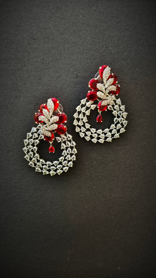 Red Nile Zirconia Earring