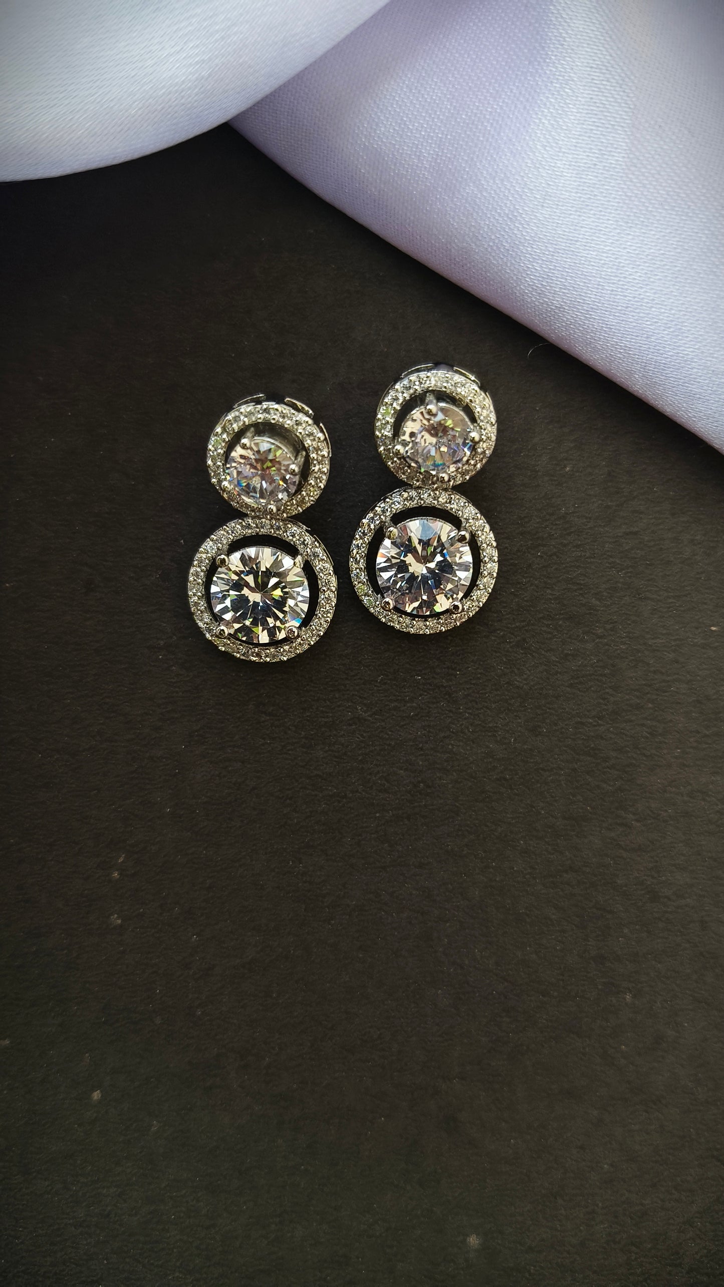 Silver Avni Zirconia Earring