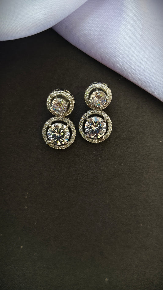 Silver Avni Zirconia Earring
